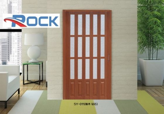 Multi-folding Sliding Door System PVC Doors Interior Door For Bathroom And Kitchen