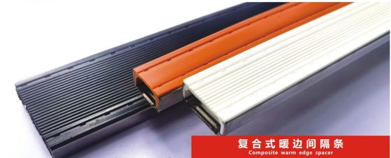 Σύνθετα διαχωριστικά από ανοξείδωτο χάλυβα Super 304 SS με θερμό άκρο για μονωτικά διαχωριστικά υαλοπινάκων