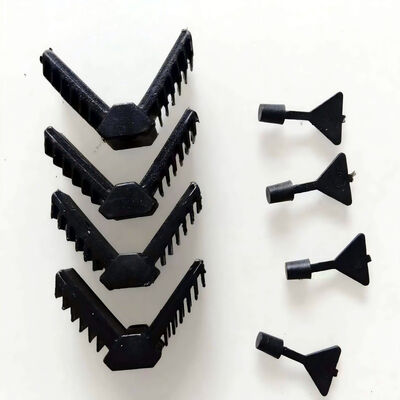 Φαρμακείο χαμηλής τιμής αλουμινίου διαχωριστική ράβδο πλαστικό σύνδεσμο γωνίας για μολύβδινο διπλό τζάμι